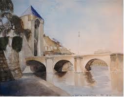 Le pont de Moret-sur-Loing par Sisley